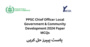 PPSC Chief Officer Local Government MCQs